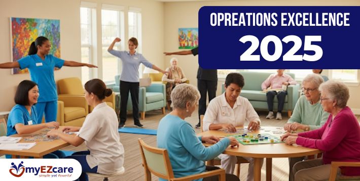 The words "Operations Excellence 2025" are featured on the screen.